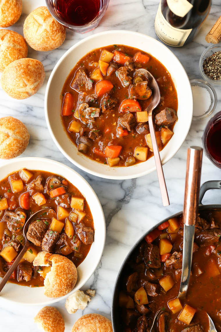 A cozy, classic beef stew with tender beef, carrots, mushrooms & potatoes. Everyone will love this, especially on those chilly nights!