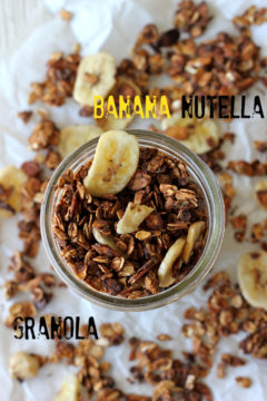 Banana Nutella Granola
